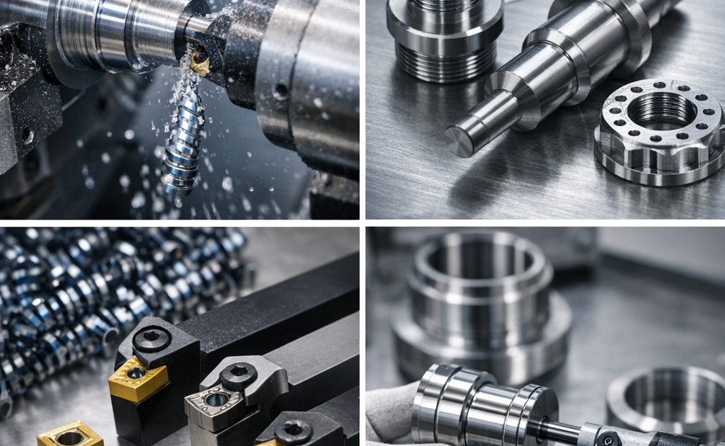 tornitura acciaio inox